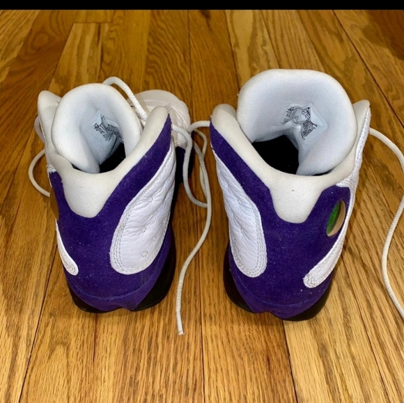 Air Jordan 13 Retro GS LAKERS Size 5Y - Picture 4 of 7